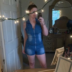 3/$25  Jean romper